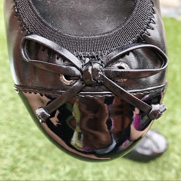 Sperry Top Spider Black with bow tie Ballet Shoes - Picture 6 of 8